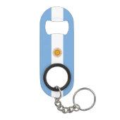 Porte-clé Décapsuleur Drapeau Patriotique Argentin (Dos)