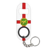 Porte-clé Décapsuleur Drapeau patriotique d'Aurigny (Dos)