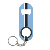 Porte-clé Décapsuleur Drapeau patriotique du Botswana (Devant)