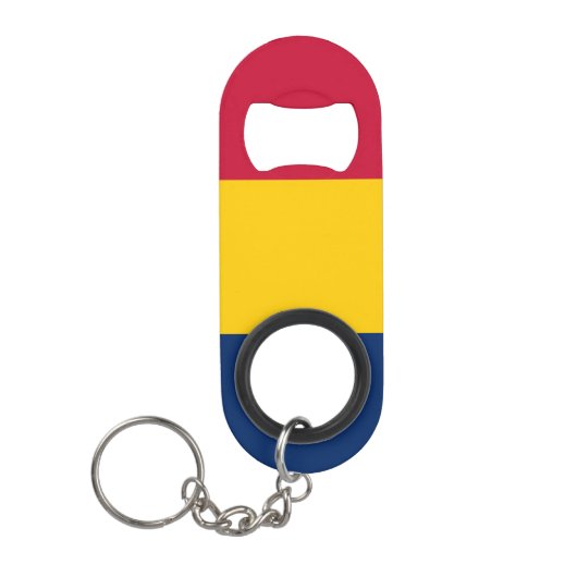 Porte-clé Décapsuleur Drapeau Tchad (Devant)