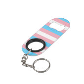Porte-clé Décapsuleur Drapeau Transgenre (angle arrière)