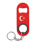 Porte-clé Décapsuleur Drapeau turc (Devant)