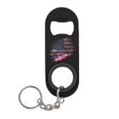 Porte-clé Décapsuleur Drapeau USA (Devant)