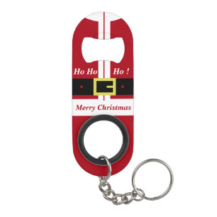 Porte-clé Décapsuleur Drôle Noël Père Noël Porte - clé Bottle Opener
