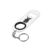Porte-clé Décapsuleur Échecs de Ninja (angle arrière)