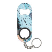 Porte-clé Décapsuleur Éclaboussure de peinture (Dos)