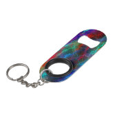 Porte-clé Décapsuleur Éclair arc-en-ciel (Devant Angle)