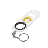 Porte-clé Décapsuleur Écriture Lover (angle arrière)