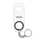 PORTE-CLÉ DÉCAPSULEUR ÉCRIVAIN (Dos)