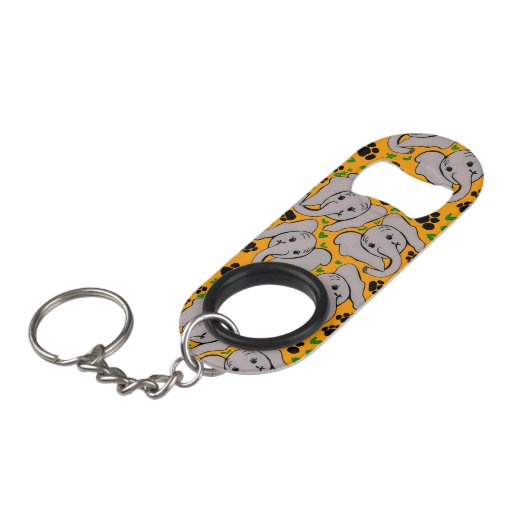 Porte-clé Décapsuleur éléphants (Devant Angle)