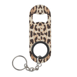 Porte-clé Décapsuleur Empreinte de léopard