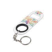 Porte-clé Décapsuleur Ensemble Forever Mini Porte - clé d'ouverture de b (angle arrière)