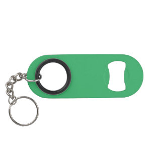 Porte-clé Décapsuleur Épingle à bouton vert émeraude personnalisée
