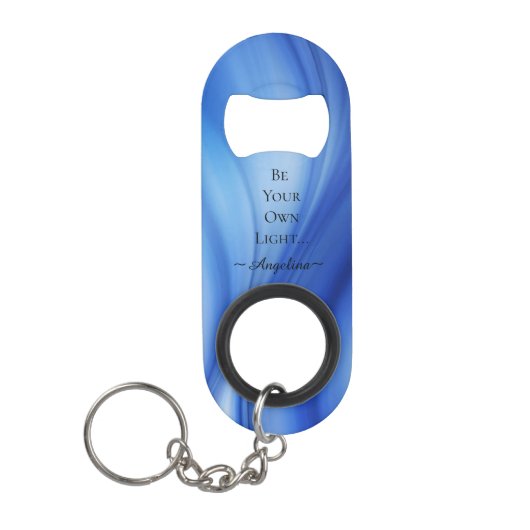 Porte-clé Décapsuleur Esthétique holographique (Devant)
