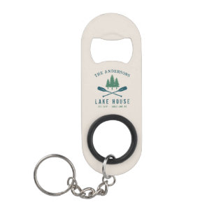 Porte-clé Décapsuleur Family Lake House Bateau Russe moderne Oar Pine Tr