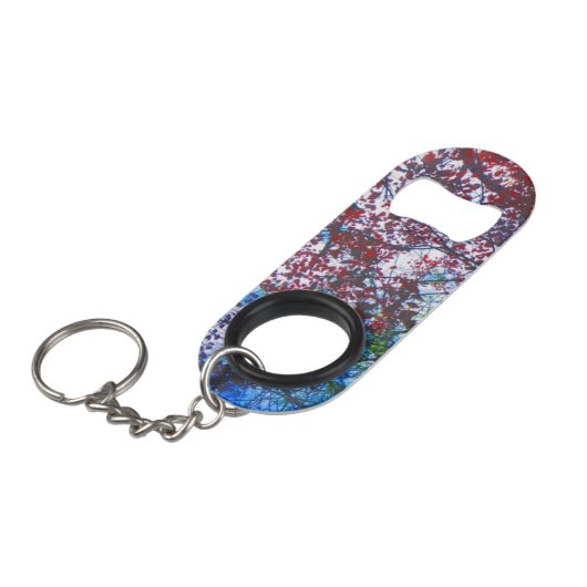 Porte-clé Décapsuleur Feuilles automnales (Devant Angle)