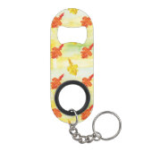 Porte-clé Décapsuleur feuilles d'automne de l'aquarelle (Dos)