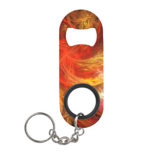Porte-clé Décapsuleur Firestorm Art Abstrait