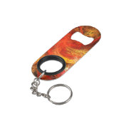 Porte-clé Décapsuleur Firestorm Art Abstrait (angle arrière)
