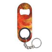Porte-clé Décapsuleur Firestorm Art Abstrait (Dos)