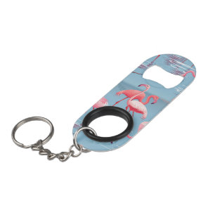 Porte-clé Décapsuleur Flamants Motif 1