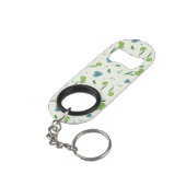 Porte-clé Décapsuleur Fleur Motif Printemps Floral (angle arrière)