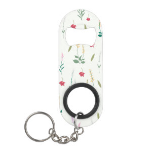 Porte-clé Décapsuleur Fleur Motif Printemps Floral