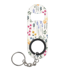 Porte-clé Décapsuleur Fleur Motif Printemps Floral