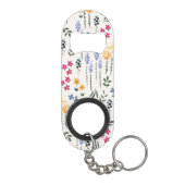 Porte-clé Décapsuleur Fleur Motif Printemps Floral (Dos)