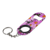 PORTE-CLÉ DÉCAPSULEUR FLEURS (Devant Angle)