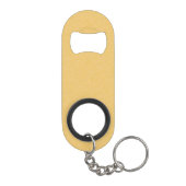 Porte-clé Décapsuleur Fleurs douces Jaune (Dos)
