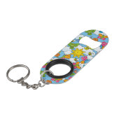 Porte-clé Décapsuleur Fond de bébés animaux (Devant Angle)