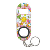 Porte-clé Décapsuleur Fond de bébés animaux (Dos)
