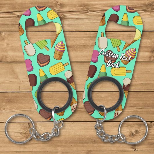 Porte-clé Décapsuleur Fond de glace