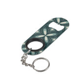 Porte-clé Décapsuleur formes vertes rétro (angle arrière)