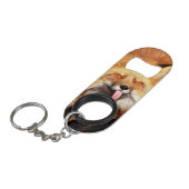 Porte-clé Décapsuleur Fox Sticking It's Tongue Out (Devant Angle)