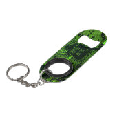 Porte-clé Décapsuleur Geek de la carte de circuit électronique Nerd PCB  (Devant Angle)