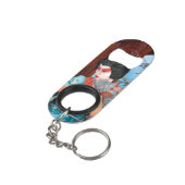 Porte-clé Décapsuleur Geisha (angle arrière)