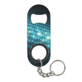 Porte-clé Décapsuleur Globes bleus 3D (Dos)