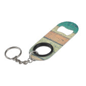 Porte-clé Décapsuleur Grain de bois (Devant Angle)
