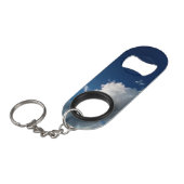 Porte-clé Décapsuleur Grand nuage courbe (Devant Angle)