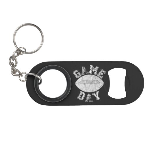 Porte-clé Décapsuleur Graphismes Screwball de Jour de Match (Devant (Horizontal))