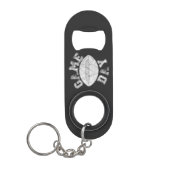 Porte-clé Décapsuleur Graphismes Screwball de Jour de Match (Devant)