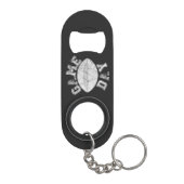 Porte-clé Décapsuleur Graphismes Screwball de Jour de Match (Dos)