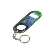 Porte-clé Décapsuleur Grenouille bleue de flèche de poison (angle arrière)
