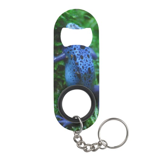 Porte-clé Décapsuleur Grenouille bleue de flèche de poison (Dos)