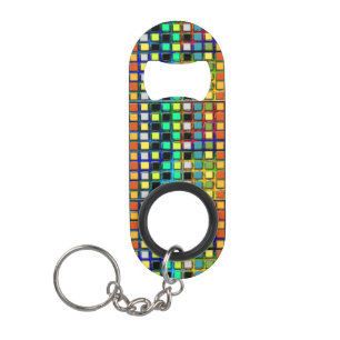 Porte-clé Décapsuleur Grille multicolore par Shirley Taylor