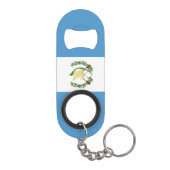Porte-clé Décapsuleur Guatemala Patriotique du drapeau national (Dos)