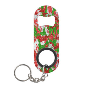 Porte-clé Décapsuleur Haus De Camo Motif Silver Xmas