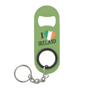 Porte-clé Décapsuleur I Heartflag Irlande bocnt